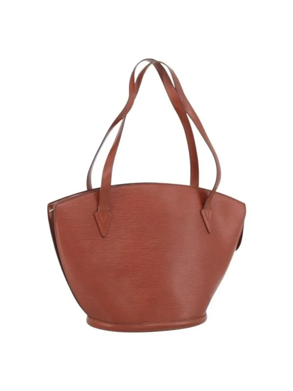Authentic LOUIS VUITTON Epi Saint Jacques Shopping Bag Brown M52263 LV
